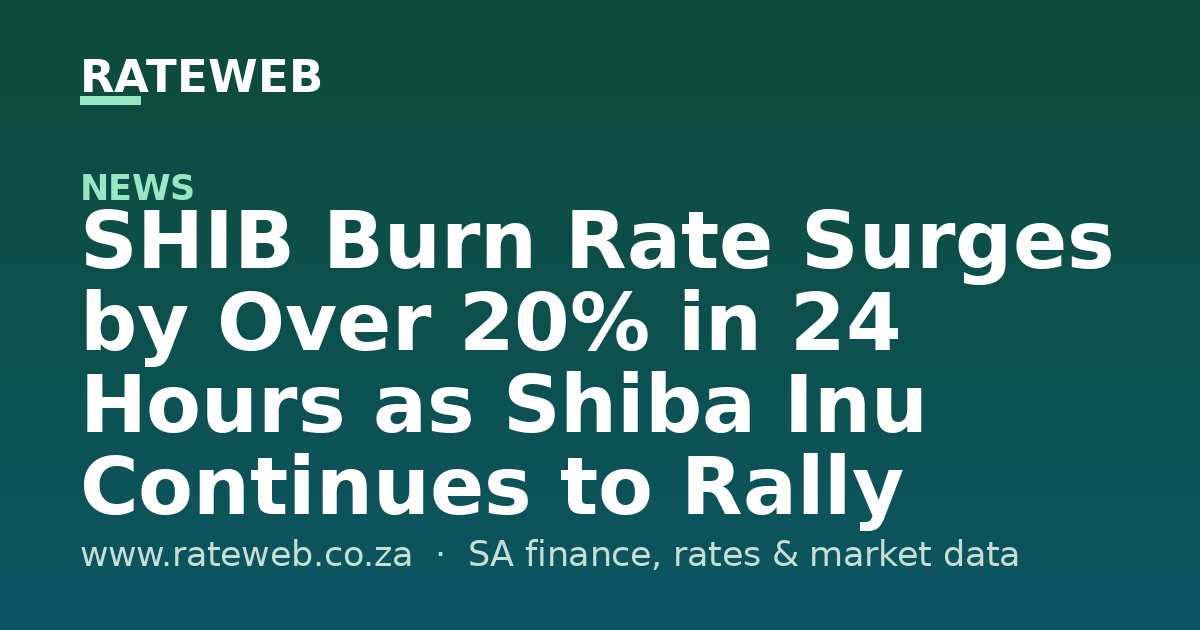 SHIB Burn Rate Surges by Over 20% in 24 Hours as Shiba Inu Continues to Rally