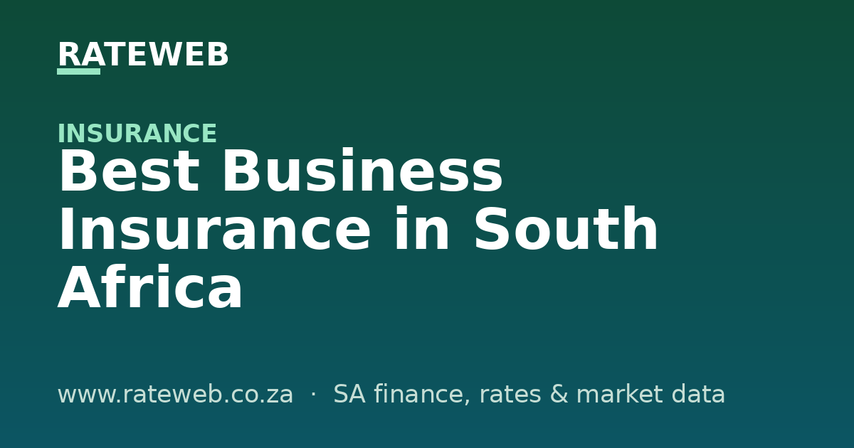 Best Business Insurance in South Africa