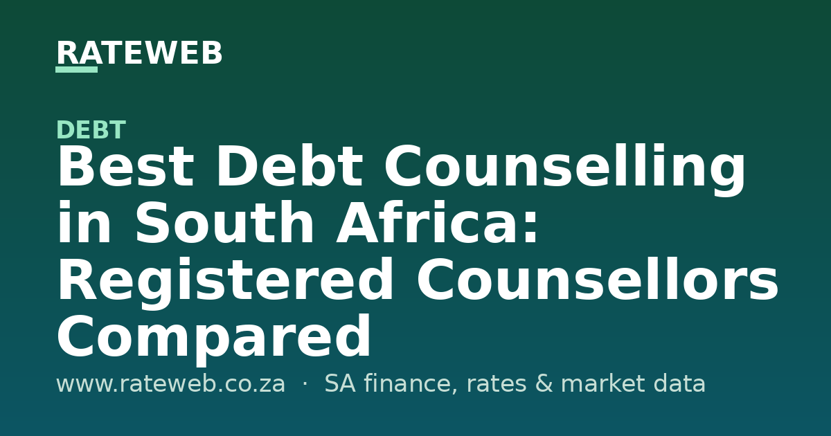 Best Debt Counselling in South Africa: Registered Counsellors Compared