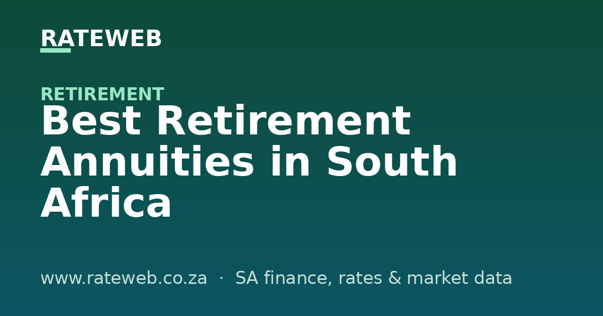 Best Retirement Annuities in South Africa