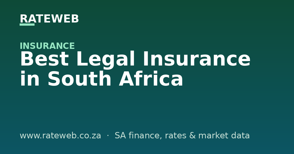 Best Legal Insurance in South Africa