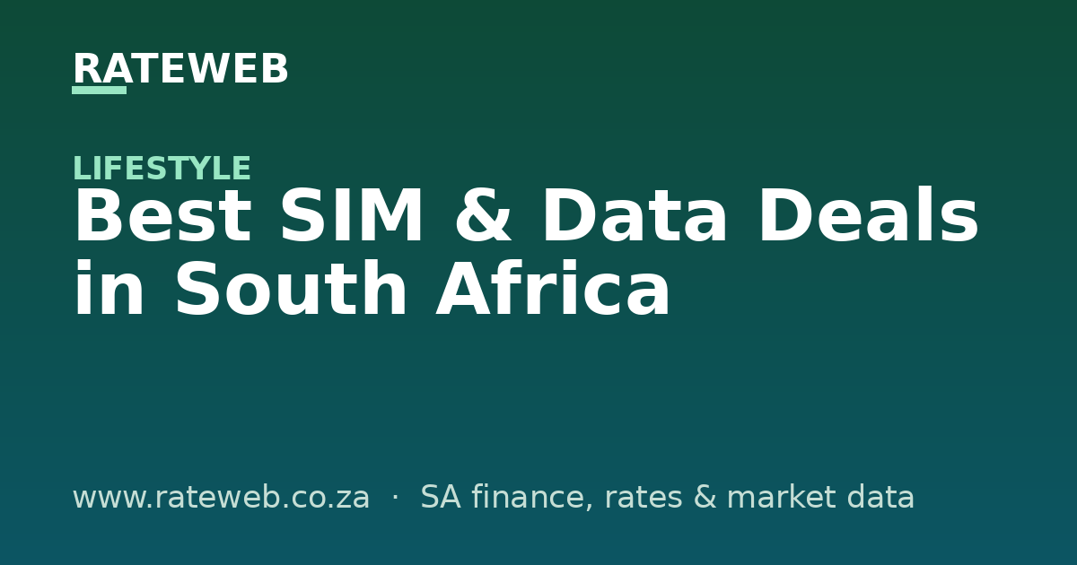 Best SIM & Data Deals in South Africa