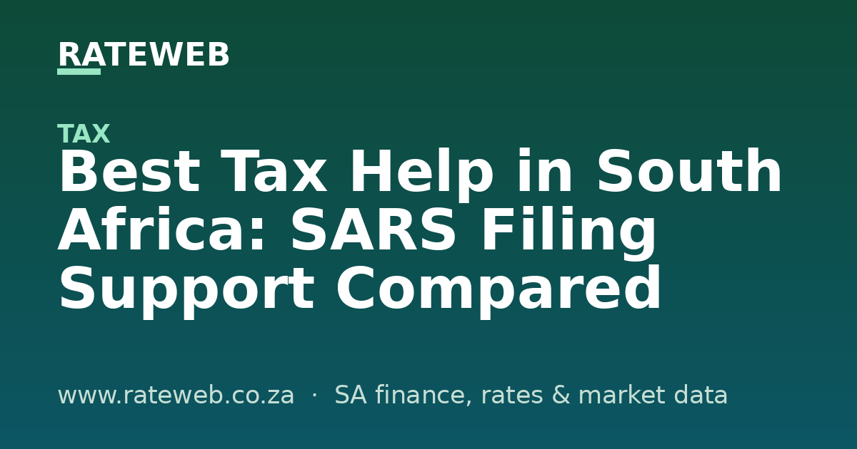 Best Tax Help in South Africa: SARS Filing Support Compared