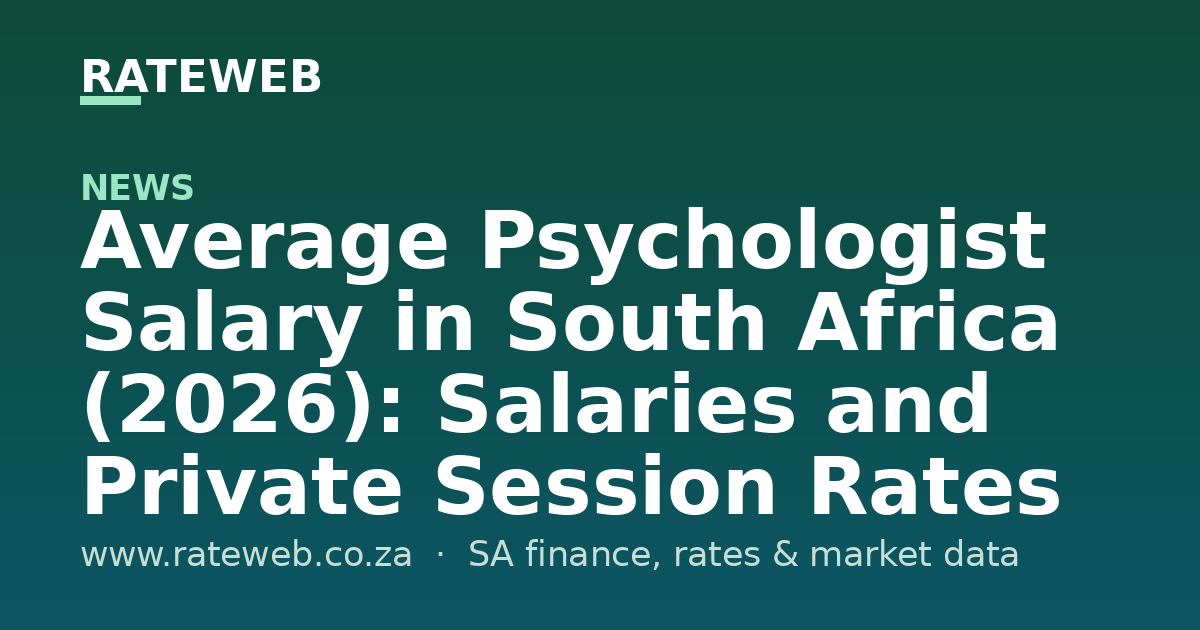 Average Psychologist Salary in South Africa (2026): Salaries and ...