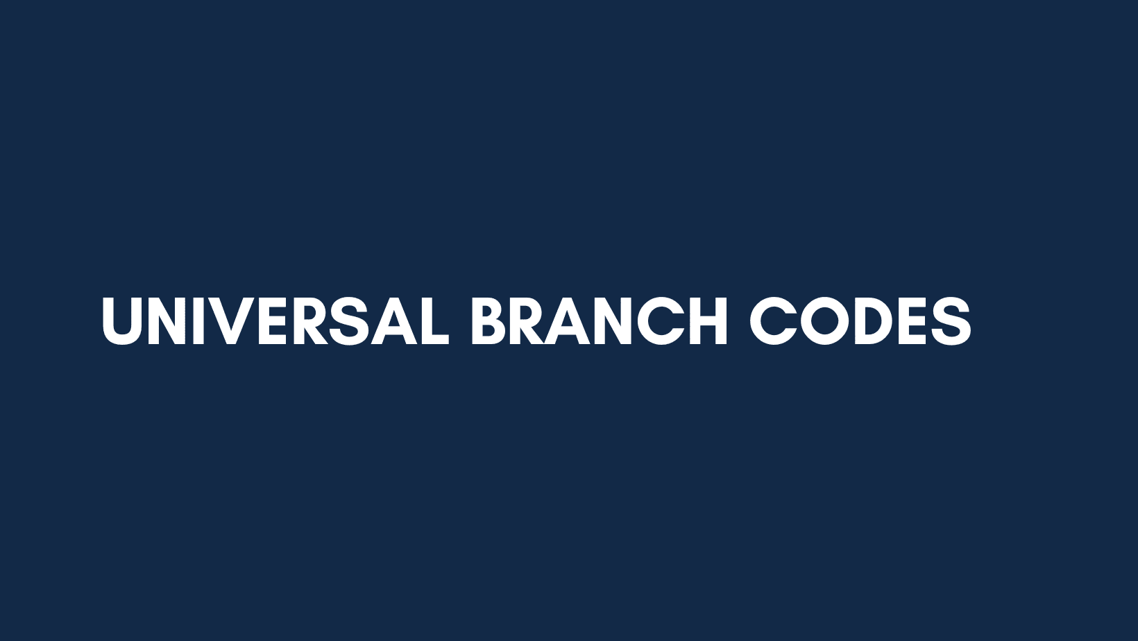 South African Banks Universal Branch Codes Rateweb South Africa